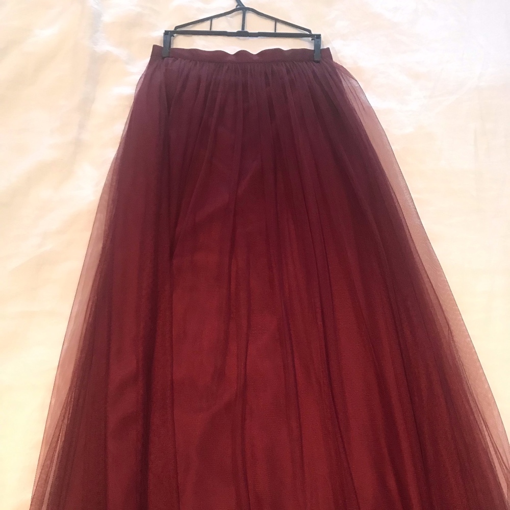 floor length tool skirt